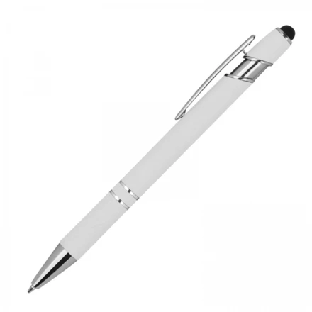 Długopis aluminiowy touch pen - biały - (NMC-13689-06)