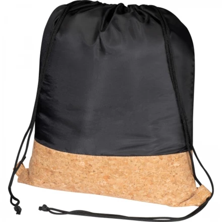 Cork bottom bag 210D - black - (NMC-62159-03)