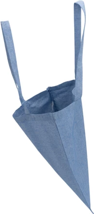 Torba bawełniana z recyklingu z długimi uszami 140 g/m2 - niebieski - (NMC-62358-04)