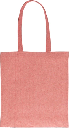 Torba bawełniana z recyklingu z długimi uszami 140 g/m2 - czerwony - (NMC-62358-05)