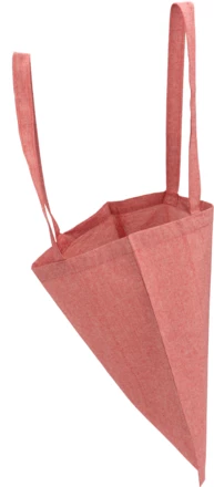 Torba bawełniana z recyklingu z długimi uszami 140 g/m2 - czerwony - (NMC-62358-05)