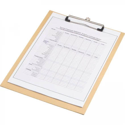 Podkładka do notowania z klipsem - beżowy - (NMC-22309-13)