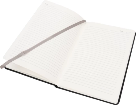 Notatnik A5 w linie z długopisem - szary - (NMC-22385-07)