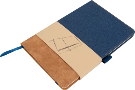 Notatnik A5 w linie - granatowy - (NMC-23476-44)