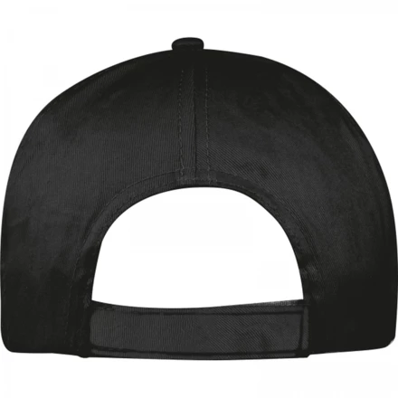 Cotton 5-panel cap - black - (NMC-52466-03)