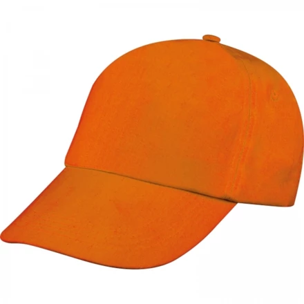 Cotton 5-panel cap - orange - (NMC-52466-10)