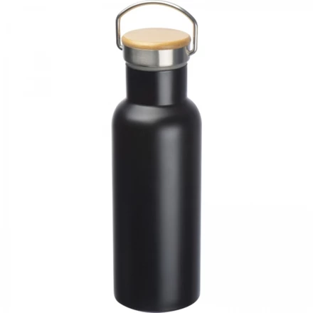 Butelka stalowa termiczna 500 ml - czarny - (NMC-60983-03)