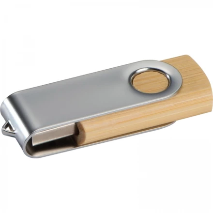 Wooden USB flash drive 4GB 2.0 - brown - (NMC-20877-01)