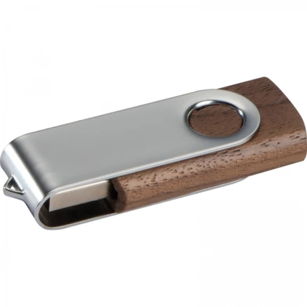 Wooden USB flash drive 4GB 2.0 - brown - (NMC-20878-01)