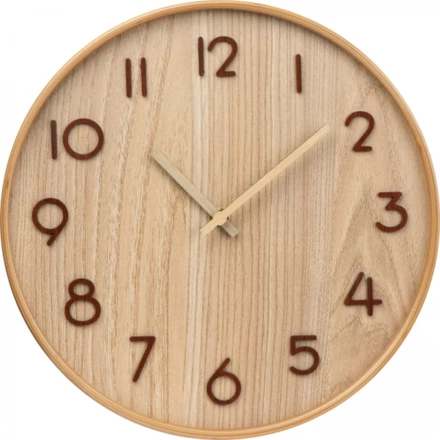 Zegar ścienny - beżowy - (NMC-42591-13)