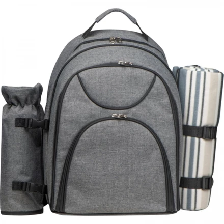 Plecak piknikowy dla 4 osób - ciemnoszary - (NMC-62976-77)