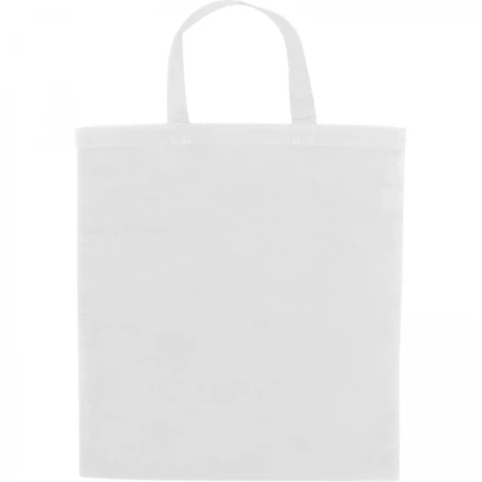 Torba bawełniana z krótkim uchem - biały - (NMC-60680-06)
