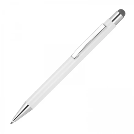 Długopis aluminiowy soft touch i touch pen - ciemnoszary - (NMC-13238-77)