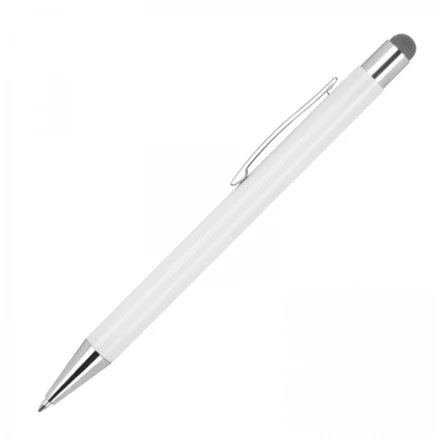 Długopis aluminiowy soft touch i touch pen - ciemnoszary - (NMC-13238-77)