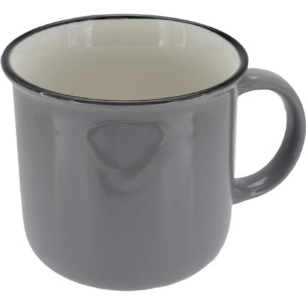 Kubek ceramiczny 350 ml - szary - (NMC-80843-07)