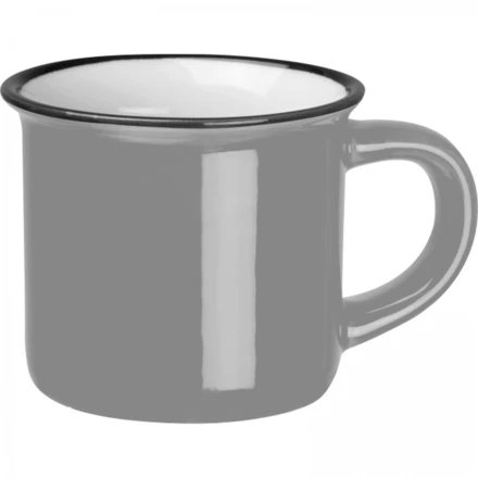 Kubek ceramiczny 60 ml - szary - (NMC-83843-07)
