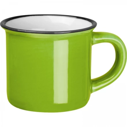 Kubek ceramiczny 60 ml - zielony - (NMC-83843-09)