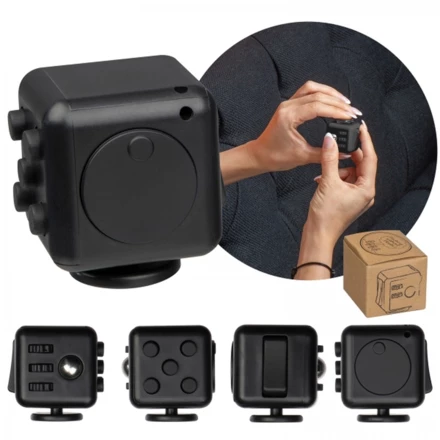 Antystres fidget cube - czarny - (NMC-93142-03)