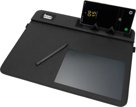 Podkładka pod mysz z ładowarką indukcyjną TAPIS Pierre Cardin - czarny - (NMC-B120540-0IP303)