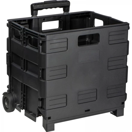 Wózek na zakupy składany - czarny - (NMC-63861-03)