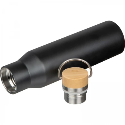 Butelka stalowa termiczna 550 ml - czarny - (NMC-83893-03)