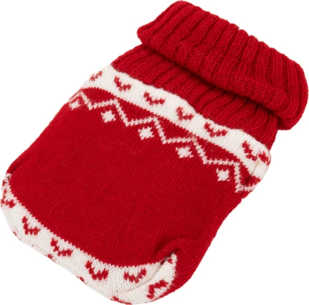 Termofor w świątecznym pokrowcu - czerwony - (NMC-74363-05)