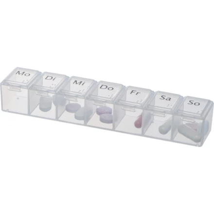 Pudełko na lekarstwa - przeźroczysty - (NMC-73896-66)