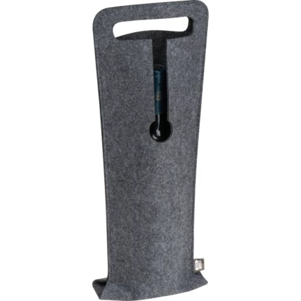 Torebka na wino - ciemnoszary - (NMC-64314-77)