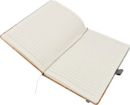 Notatnik A5 w linie RPET - szary - (NMC-24472-07)