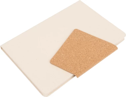 Notatnik A5 w linie z kartonu po mleku - beżowy - (NMC-24765-13)