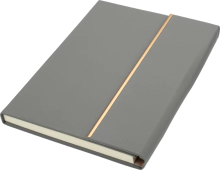 Zestaw notatnik A5 w linie i długopis CrisMa - ciemnoszary - (NMC-24763-77)