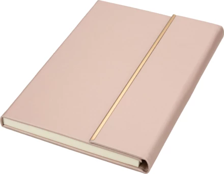 Zestaw notatnik A5 w linie i długopis CrisMa - miedziany - (NMC-24763-95)