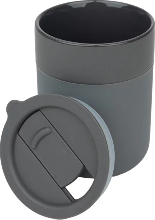 Kubek ceramiczny 340 ml - ciemnoszary - (NMC-84676-77)