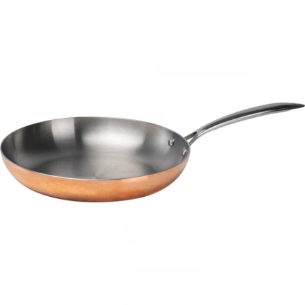 Patelnia do indukcji CrisMa ⌀28,5 cm - miedziany - (NMC-84978-95)