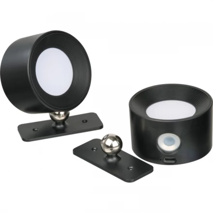 Lampy ścienne 2 szt. CrisMa - czarny - (NMC-94880-03)