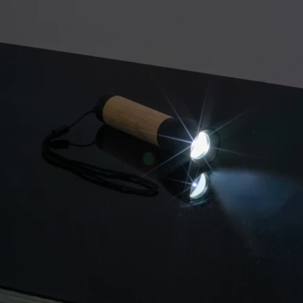 Latarka bambusowa - beżowy - (NMC-95182-13)