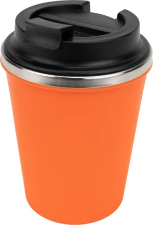Kubek termiczny 350 ml z powłoką z recyklingu - pomarańczowy - (NMC-84962-10)
