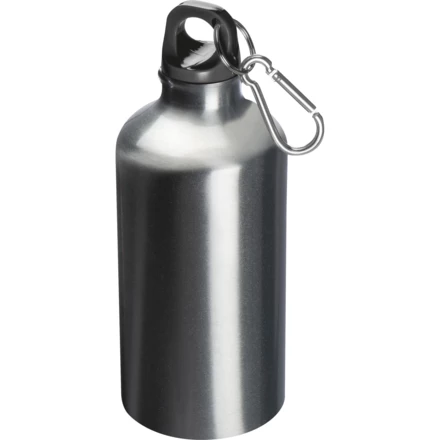 Bidon metalowy z karabińczykiem 500 ml - szary - (NMC-60195-07)