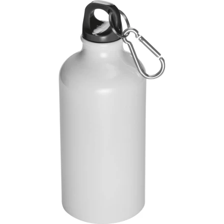 Bidon metalowy z karabińczykiem 500 ml - biały - (NMC-60195-06)