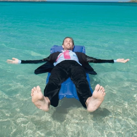 Materac dmuchany LONG BEACH - zielony - (NEG-1041-09)