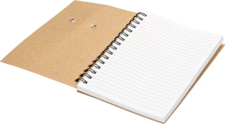 Notes A6 w linie z długopisem KEYSTONE - brązowy - (NEG-1976-01)