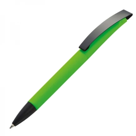 Plastic ballpen soft touch BRESCIA - light green - (NEG-0099-29)