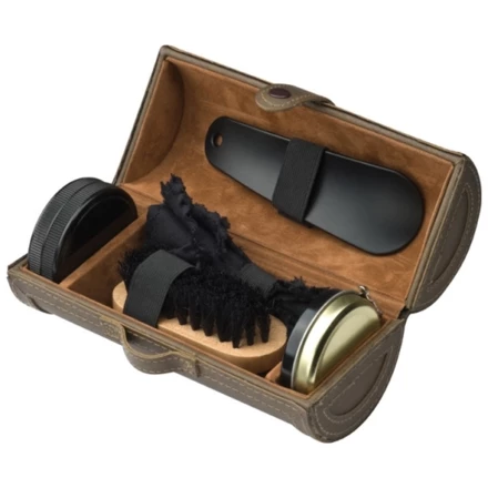 Zestaw do pielęgnacji obuwia GRENOBLE - brązowy - (NEG-3231-01)