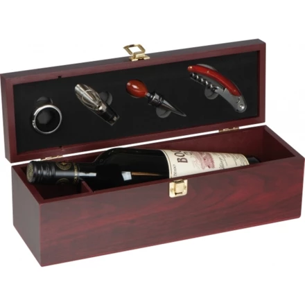 Skrzynka na wino JESOLO - brązowy - (NEG-4007-01)