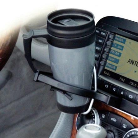 Kubek termiczny plastikowy FORT WORTH 400 ml - szary - (NEG-5610-07)