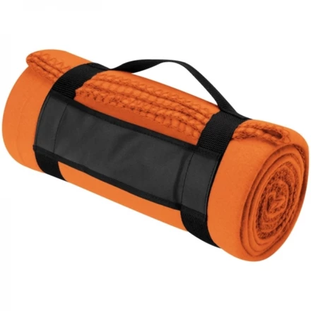 Fleece blanket NASHVILLE - orange - (NEG-6902-10)