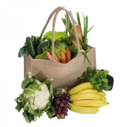 Torba z juty HANNOVER - brązowy - (NEG-7528-01)