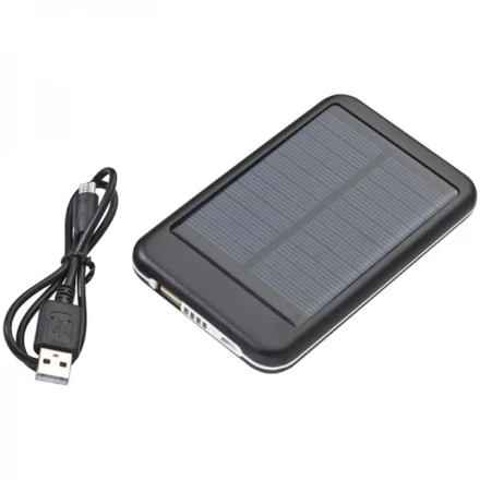 Power bank solarny 4000 mAh PHILADELPHIA - czarny - (NEG-3559-03)
