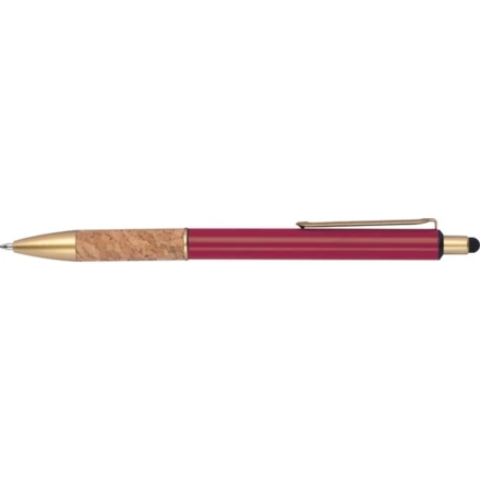 Długopis metalowy touch pen CAPRI - bordowy - (NEG-3690-02)