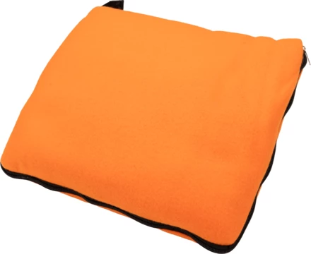 Koc z polaru/poduszka 2w1 RADCLIFF - pomarańczowy - (NEG-2775-10)